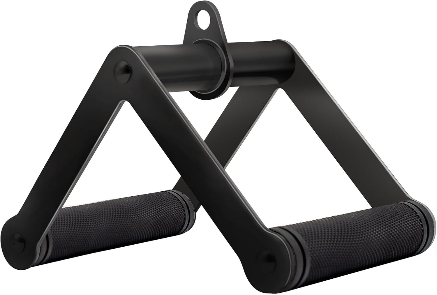 Double D Row Handle Cable Attachment for Weight Workout, Steel with Non-Slip