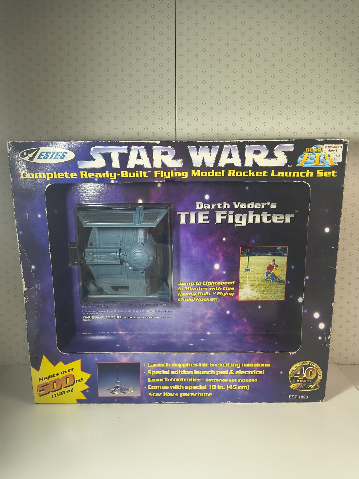 Estes Star Wars Complete Ready Built Flying Model Rocket Launch Set