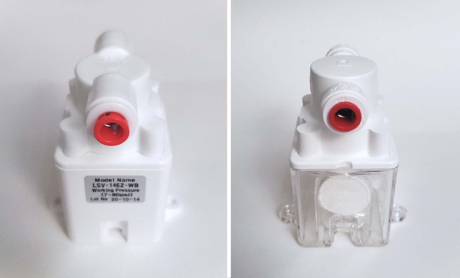 Reverse Osmosis Sink Water Filter Leak Stop Automatic Shut-off Valve LSV-14EZ-WB