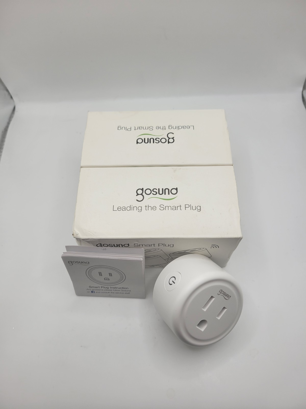 2 Pack Gosund Mini Smart Plug, WiFi Outlet Works with Alexa and Google Home