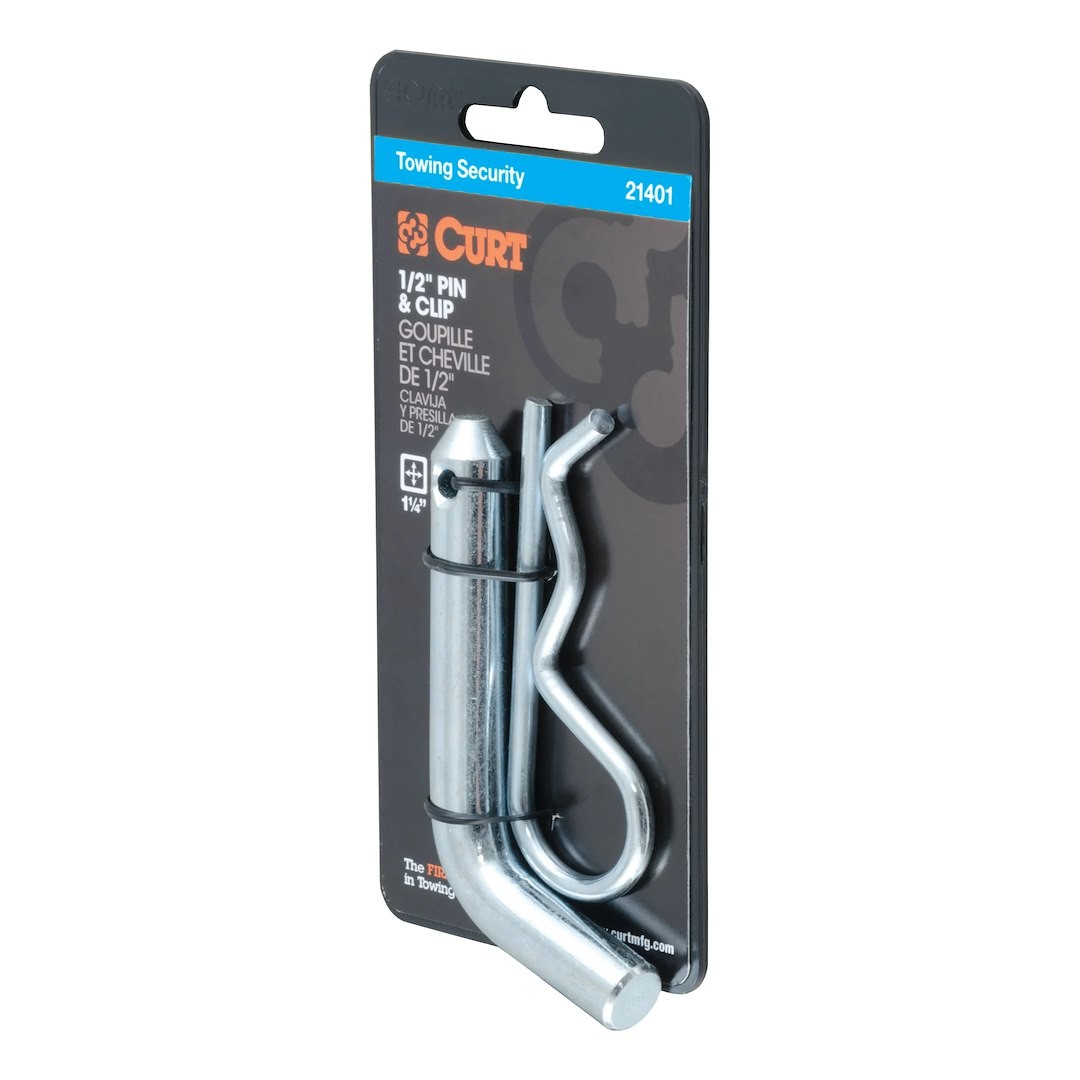 Curt 21401 Hitch Pin Bent 1/2 "Dia For Class I and II Hitches
