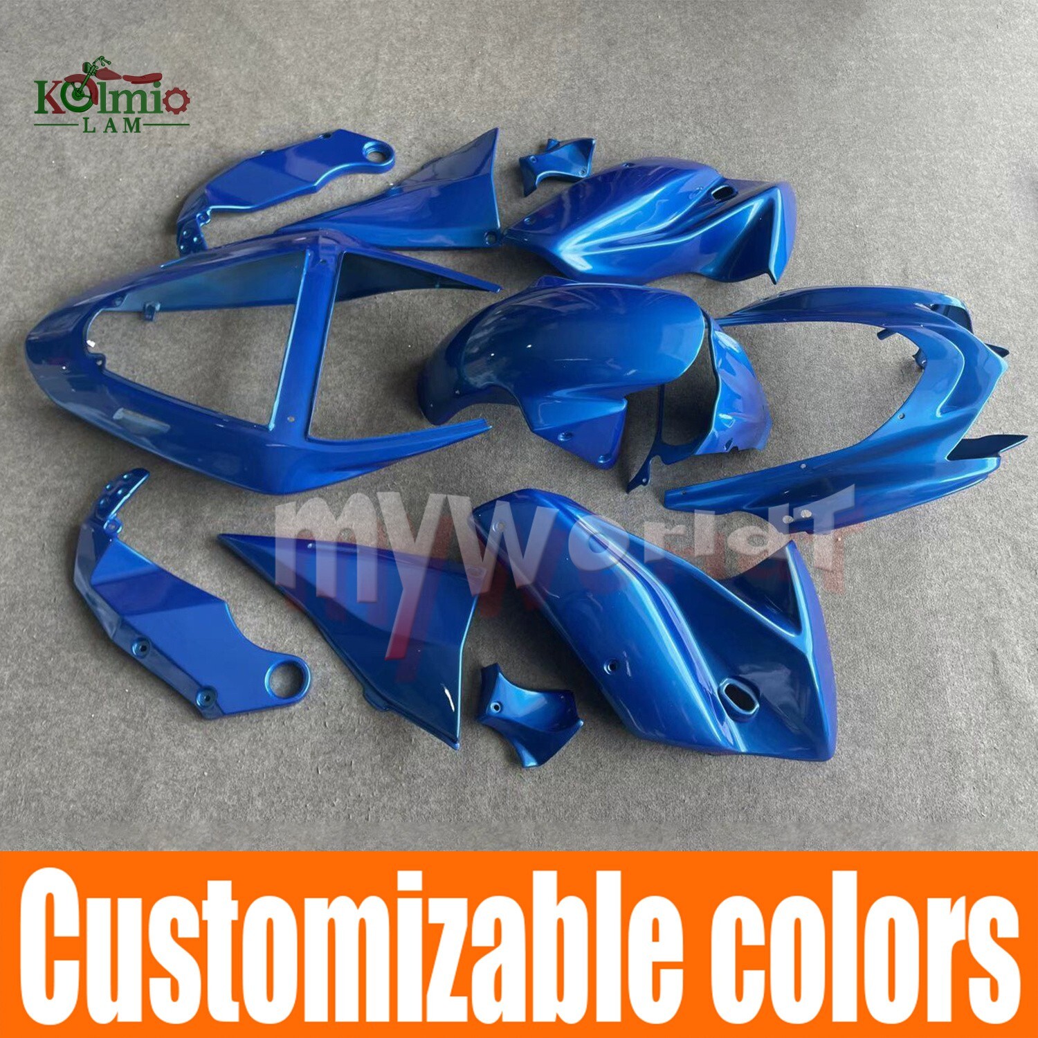 Motorcycle Plastic Fairing Bodywork Set Fit For Kawasaki Z750S 2004-2006 2005