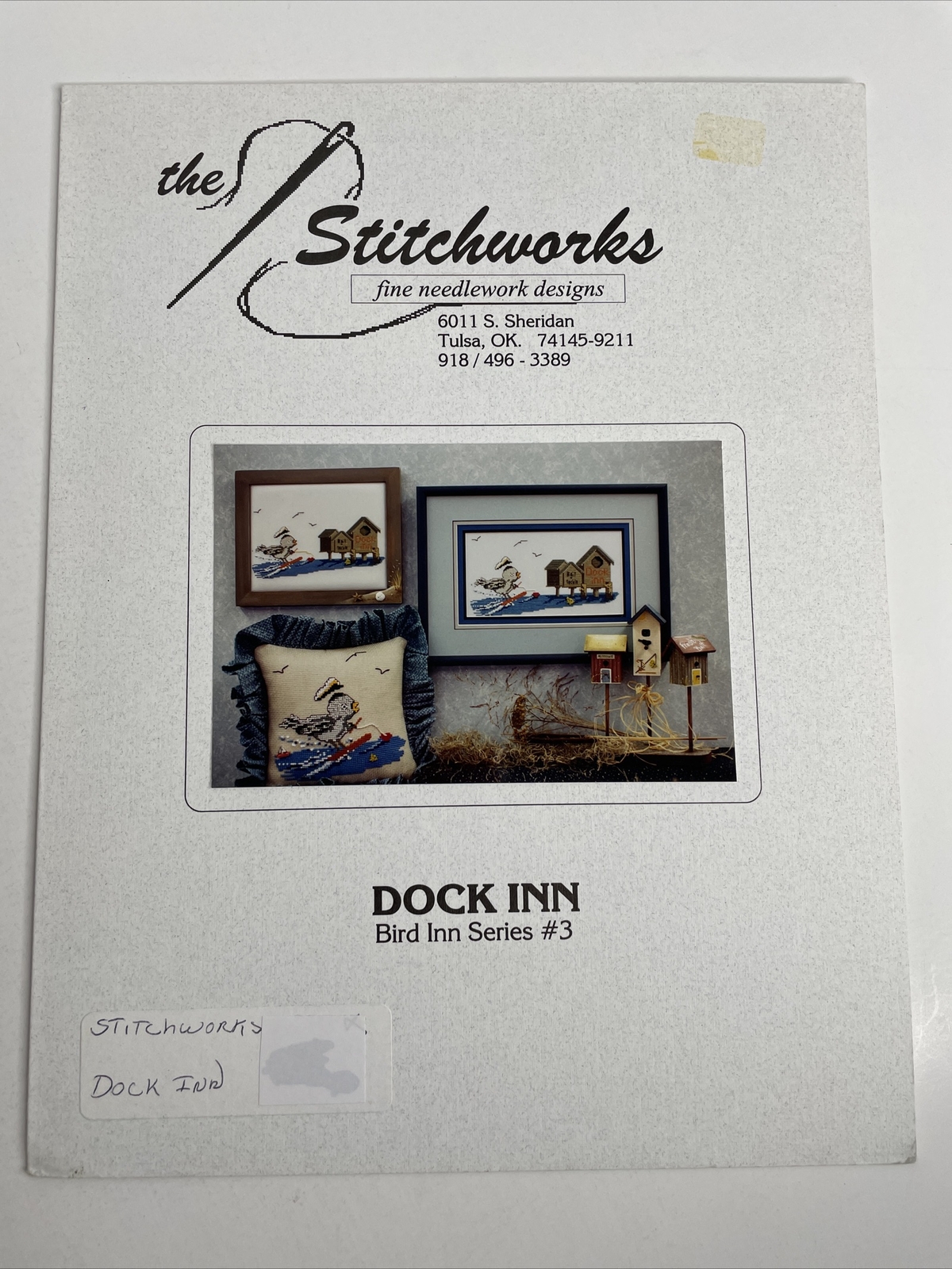 Stitchworks Dock Inn Bird Inn Series # 3 Cross Stitch Pattern