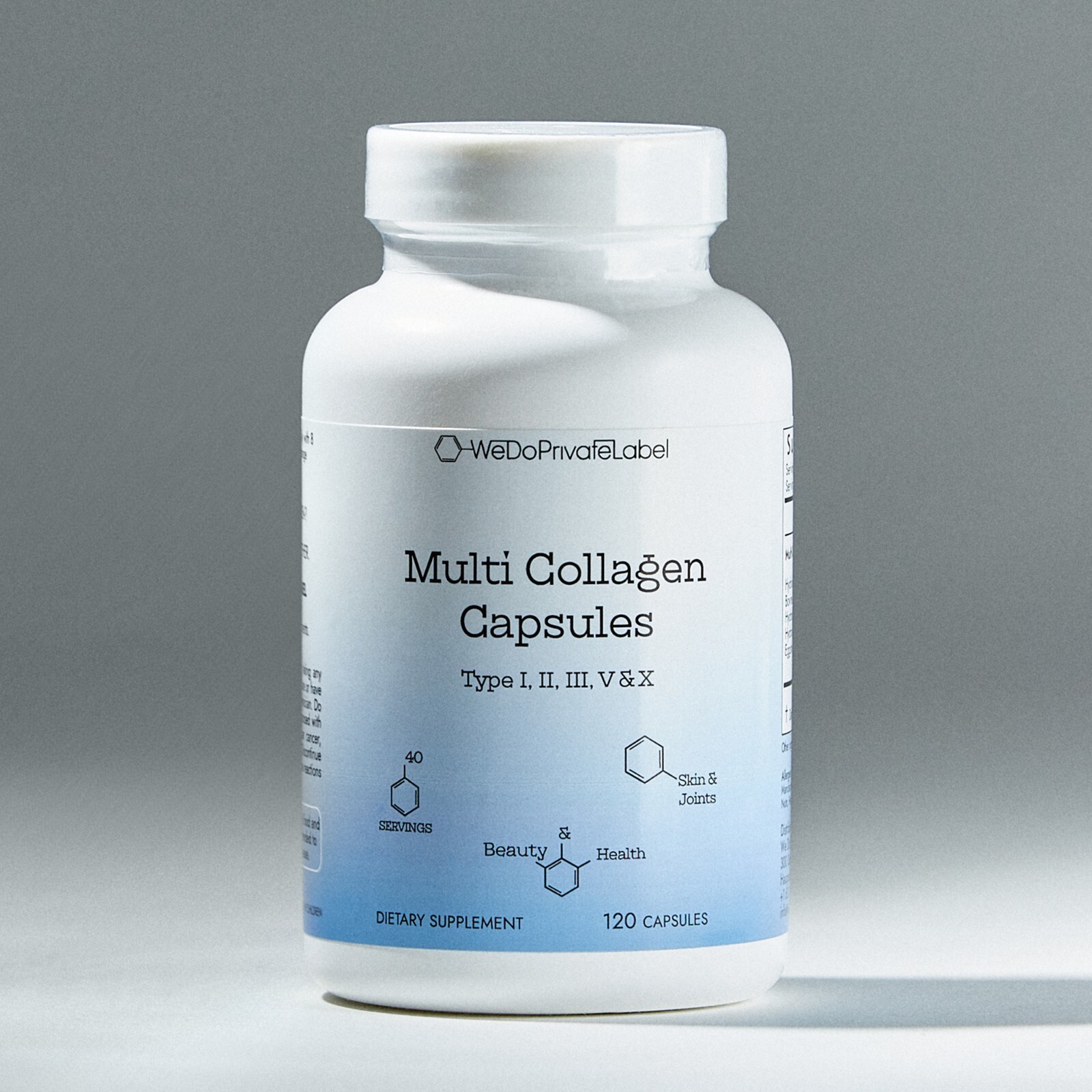 Multi Collagen - Capsule Type I, Type II, Type III, Type V, Type X, 120 Capsules