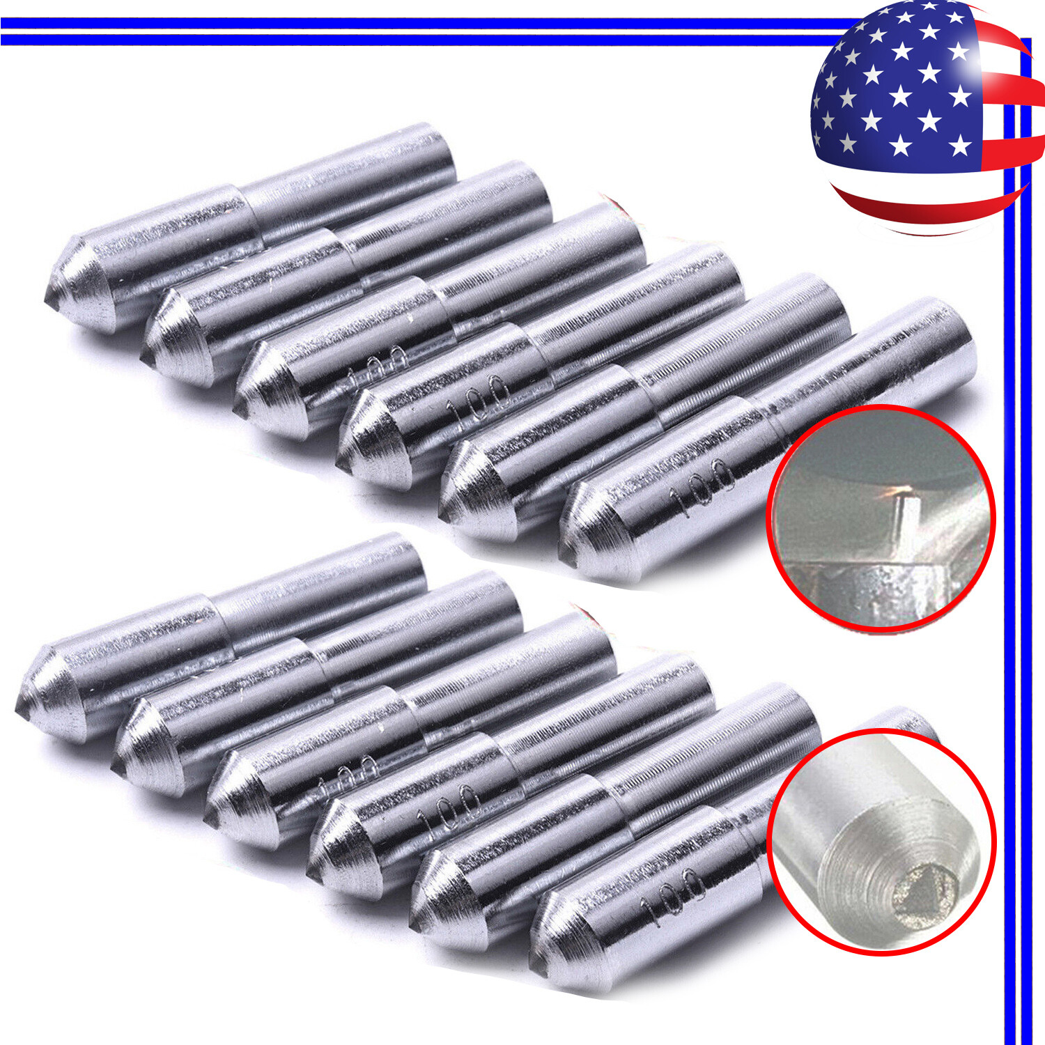 Diamond Pen Dresser, Single Point Grinding Wheel Dresser for Bench Grinder