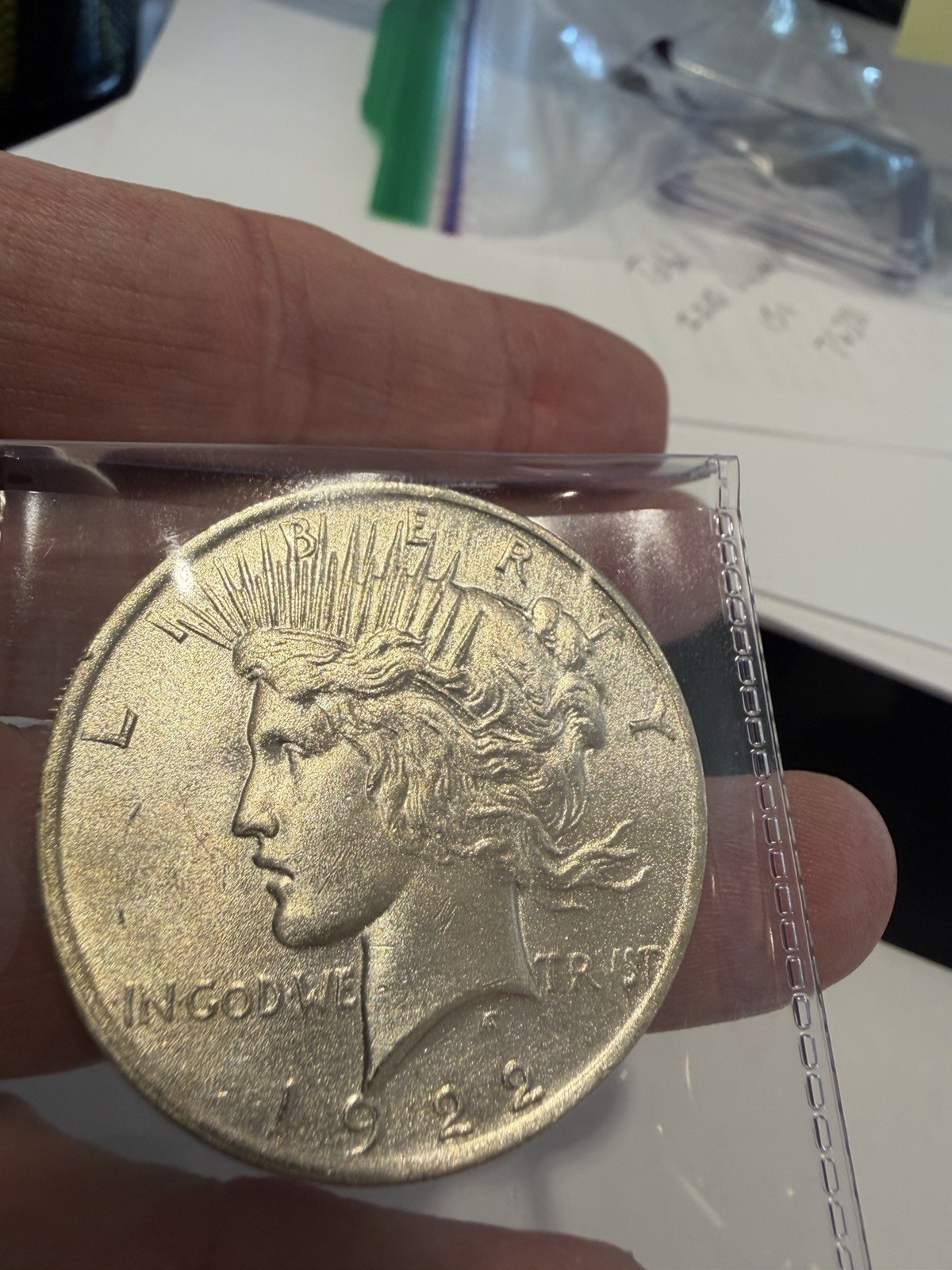 1922 PEACE DOLLAR LOT 251
