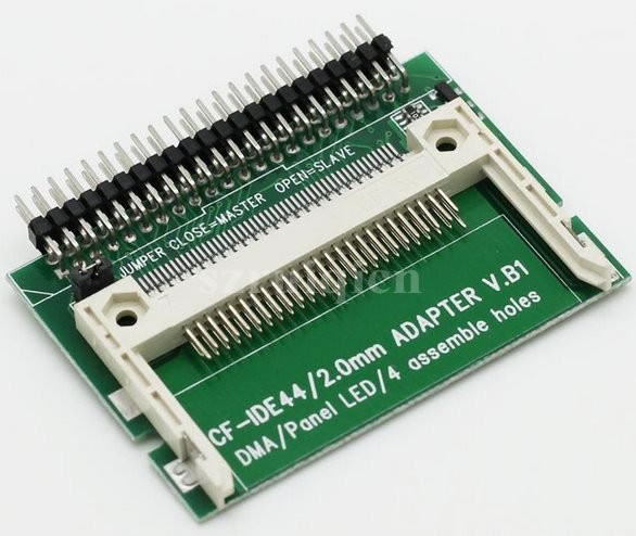 CompactFlash CF Card to 44-Pin Laptop IDE Hard Disk Adapter CF-IDE44