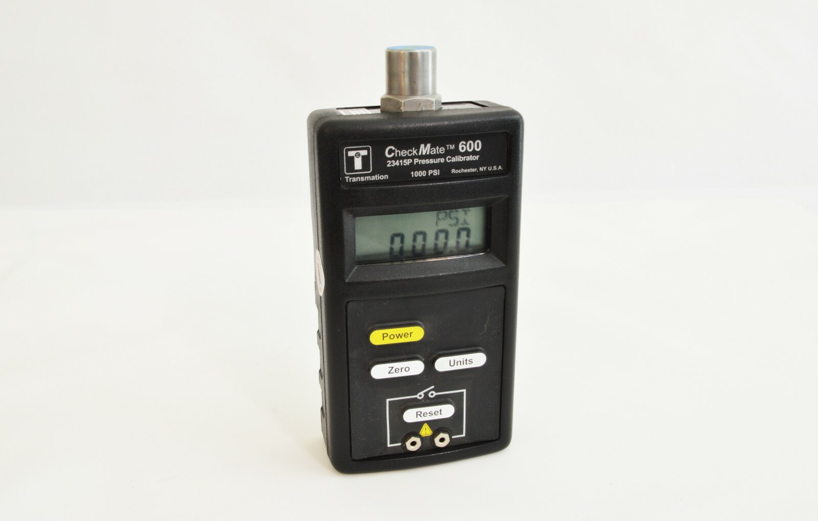 Transmation CheckMate 600 Precision Pressure Calibrator / Manometer - 1000 psi