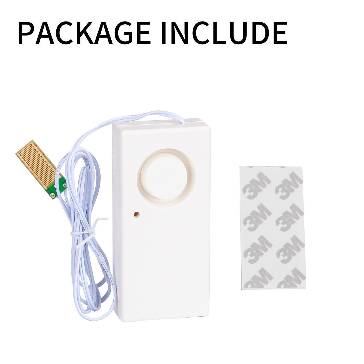 1-5pcs Water Leak Alarm Flood Level Overflow Detector Sensor Home Security Alert