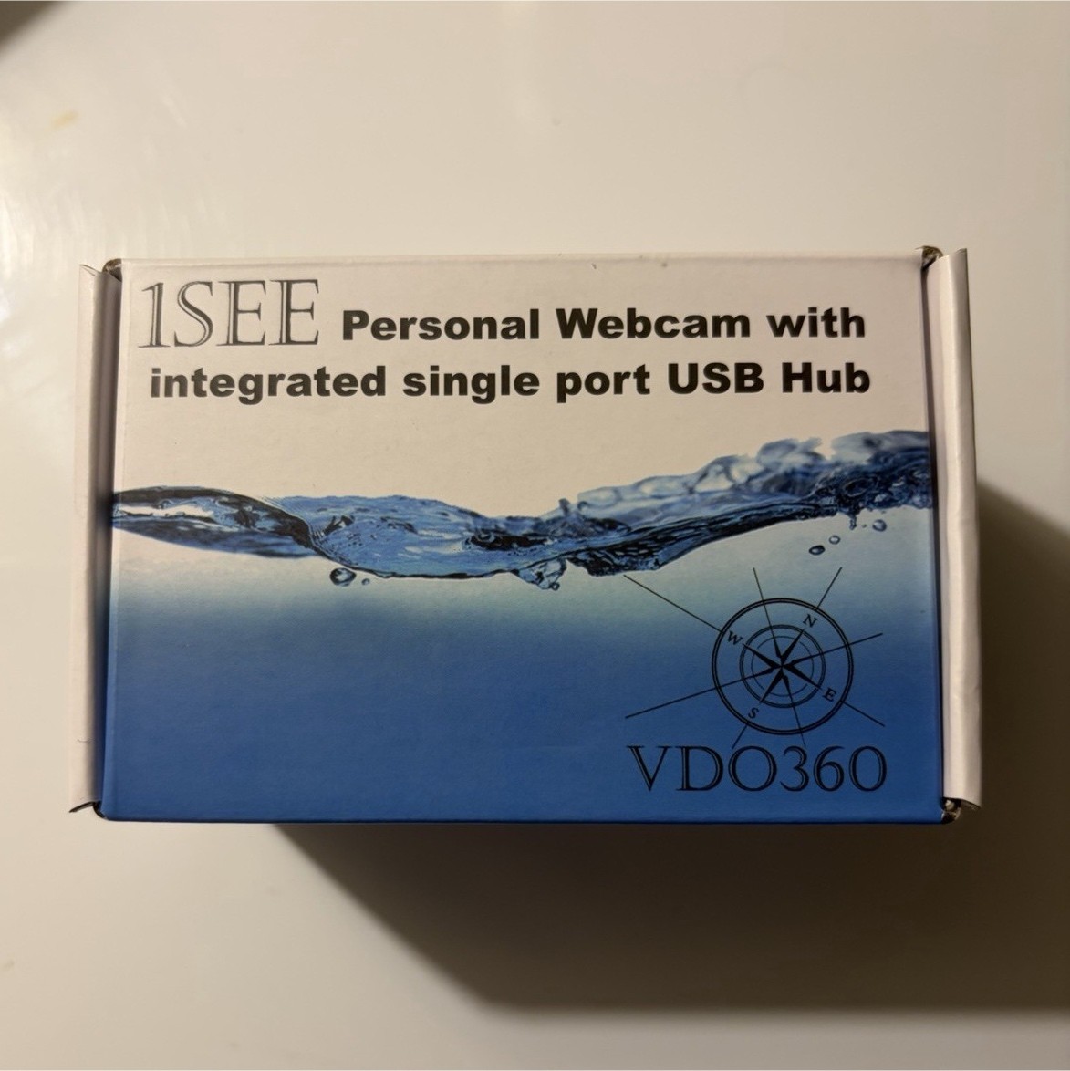 VDO360 1SEE 1080p HD Webcam 30fps Single Port USB 2.0 Hub Tripod Mount