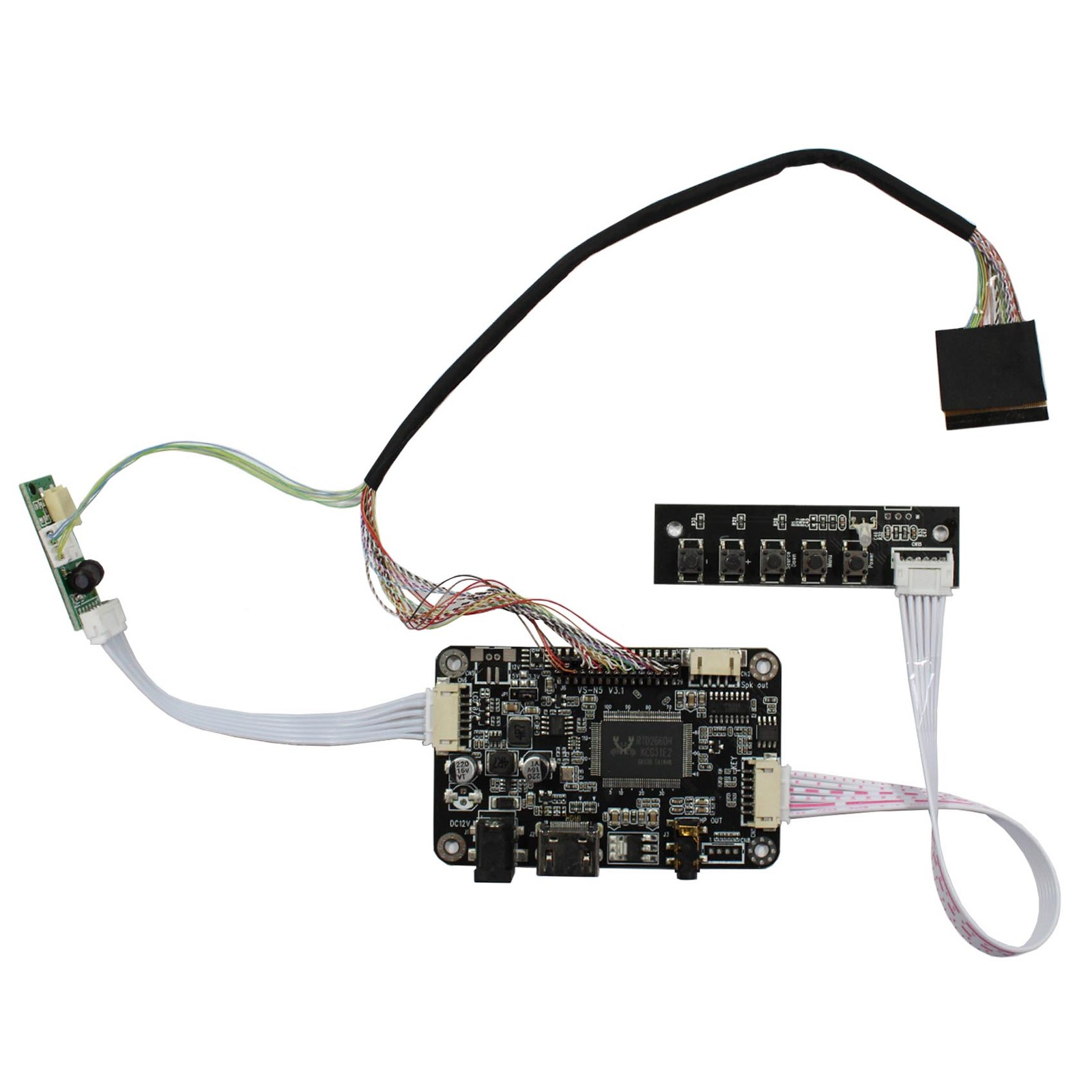 LCD Driver Board For 12.3 in 1920x720 HSD123KPW1-A30 HSD123KPW2-D10 LCD Screen