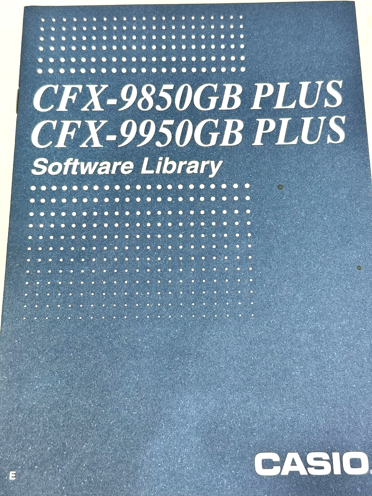 CASIO CFX-9850GB PLUS CFX-9950GB PLUS User Guide Manual Booklet Set - VG