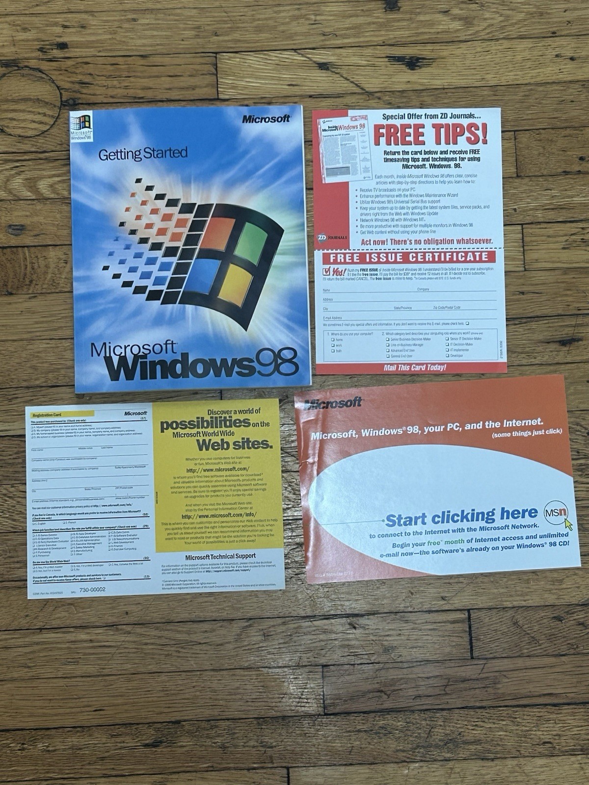 Microsoft Windows 98 Upgrade Big Box Plus Extras READ