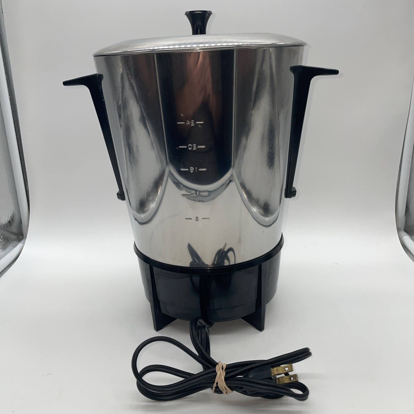 Vintage Cory Stainless Automatic, 8-24 Cup Electric Automatic Coffee Maker A24S