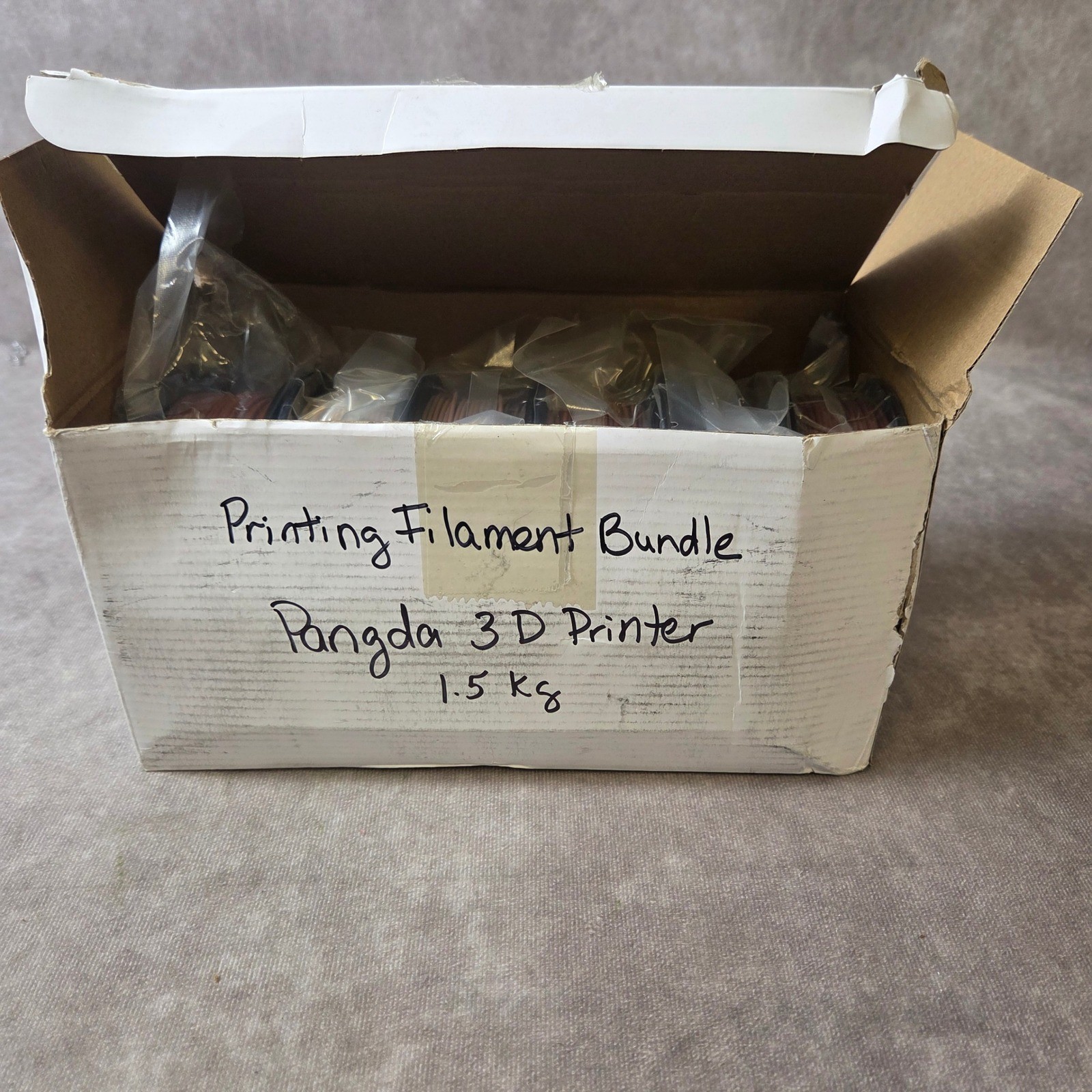 Pangda 1.75mm PLA 3D Printer Filament Bundle 1.5kg 6 Spools Earth Tones