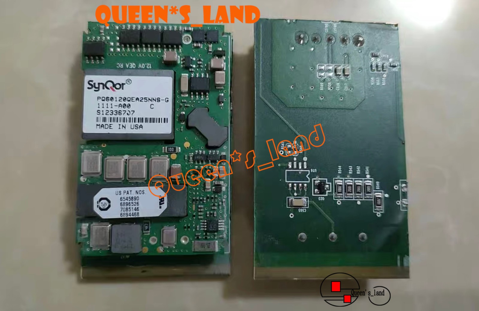 1× Synqor PQ60120QEA25NNS-G In 35-75V Out 12V 25A DC/DC Isolated Power Module