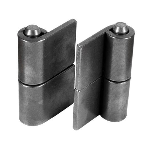 3.” Heavy Duty Weld-On Gate Hinges – 5mm Steel, 440 lbs Capacity, Detachable 2