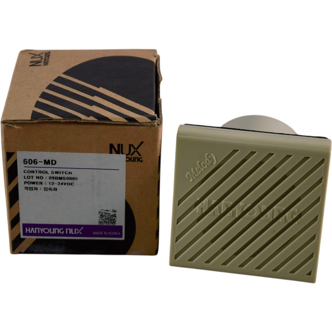 NEW Hanyoung Nux HY-606-MD 4-Tone Melody Buzzer 12/24VDC Panel Mount 98dB