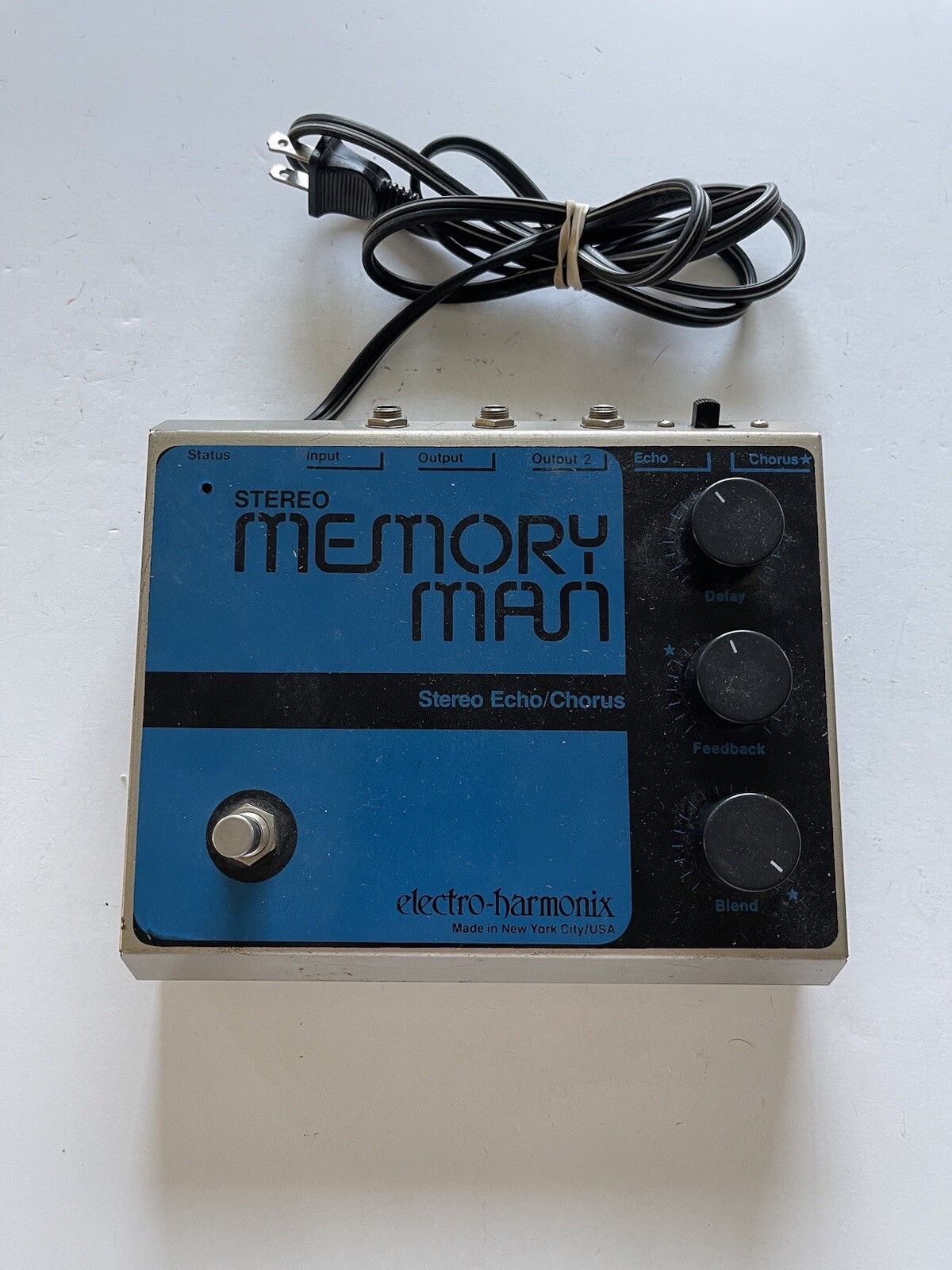 Electro Harmonix Stereo Memory Man Echo Chorus Delay 1984 Guitar Effect Pedal