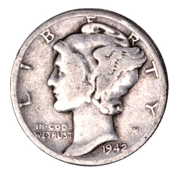 1942-D Mercury 90% Silver Dime G Or Better “Best Value On eBay” Free S&H!