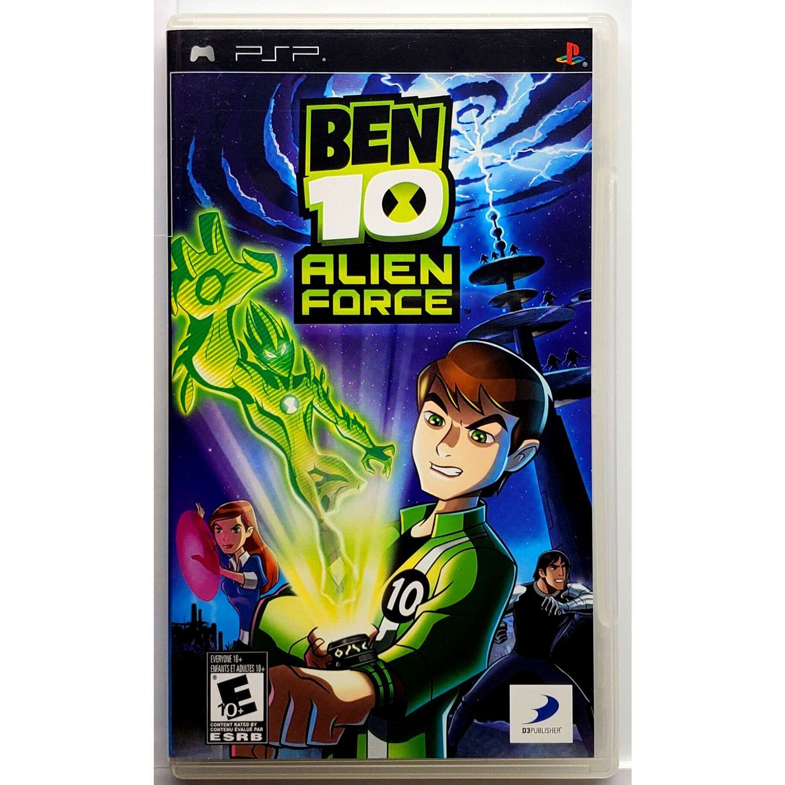 No Game, Box Only - Ben 10 Alien Force - Sony Playstation Portable PSP Excellent