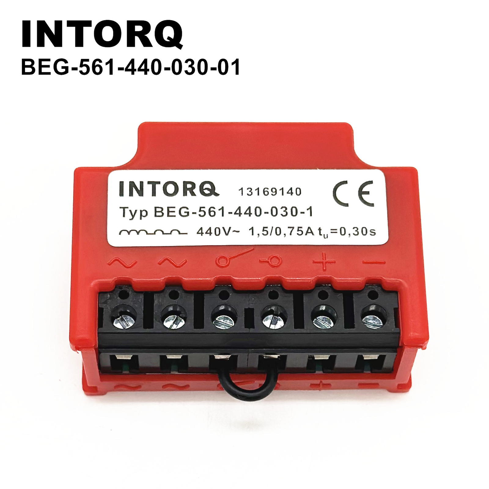 INTORQ 13169140 Typ BEG-561-440-030-01 440V~ 1,5/0,75A tu=0,30s Rectifier module