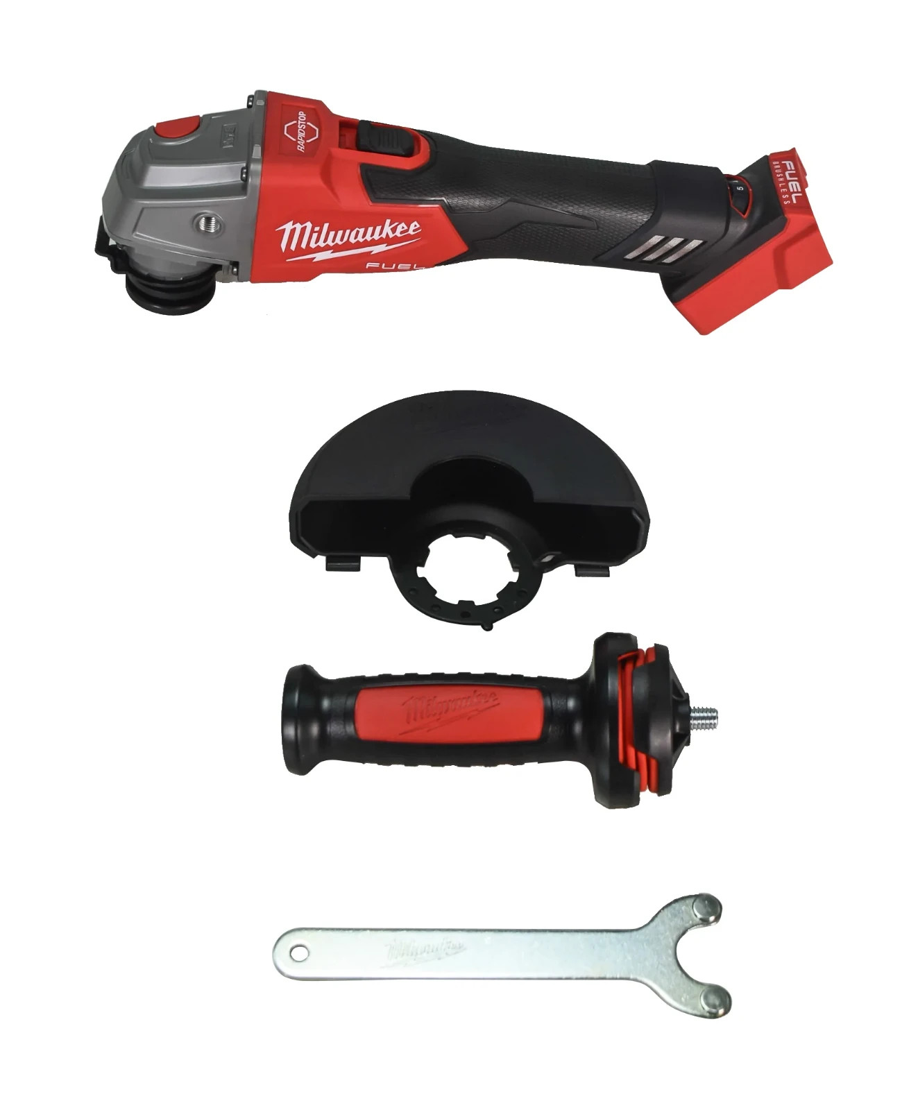 Milwaukee 2889-20 M18 FUEL 4-1/2" / 5" Variable Speed Braking Grinder, Lock-On