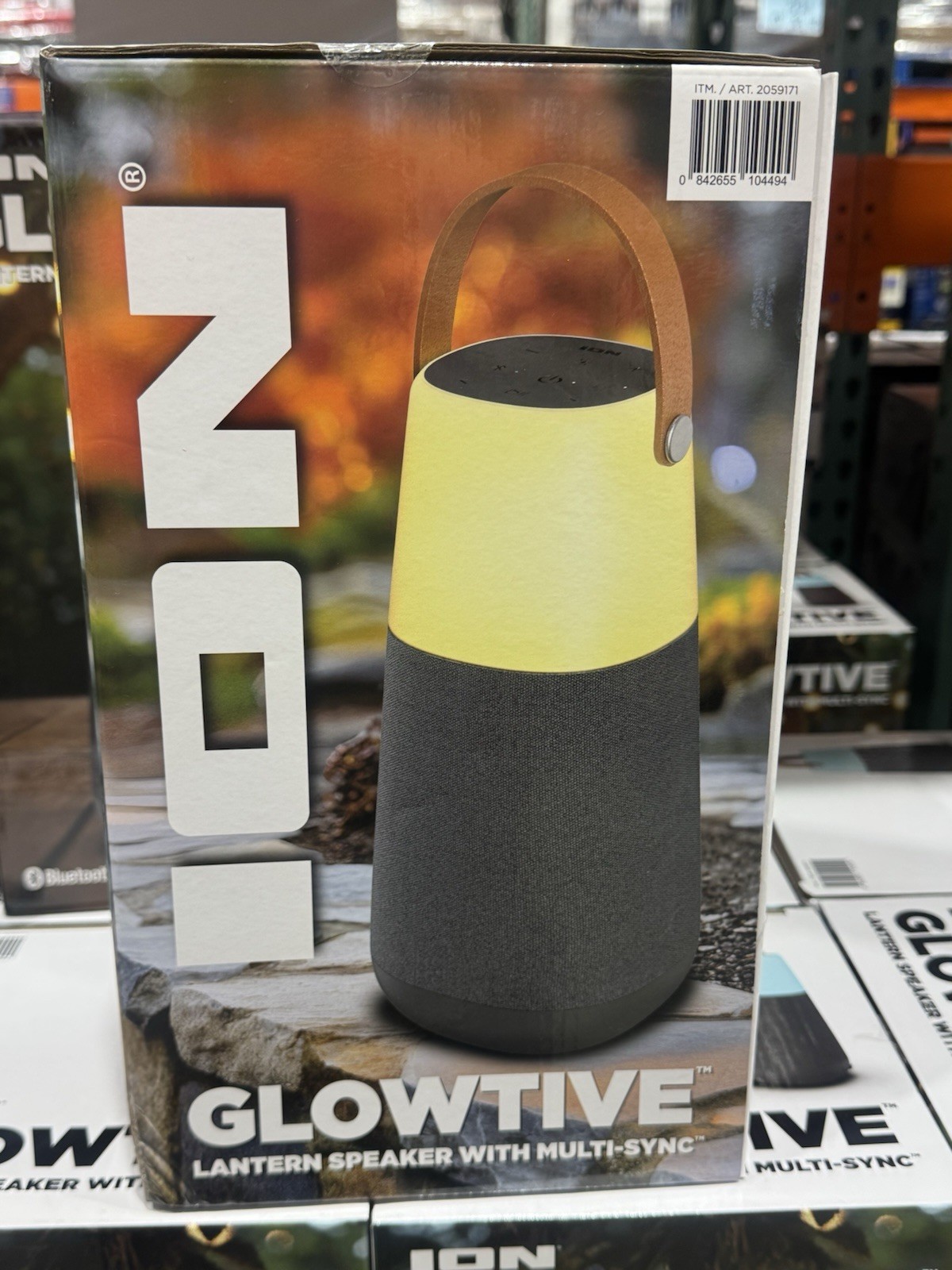 Ion Bright Max Indoor/Outdoor Bluetooth Speaker w/ Lighting