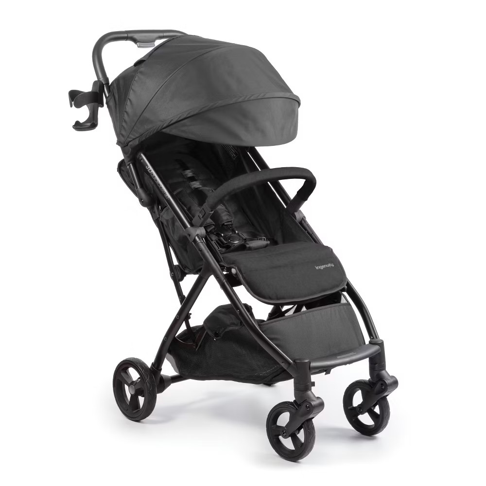 Ingenuity 3Dquickclose CS+ Compact Fold Stroller - Black: Metal Frame