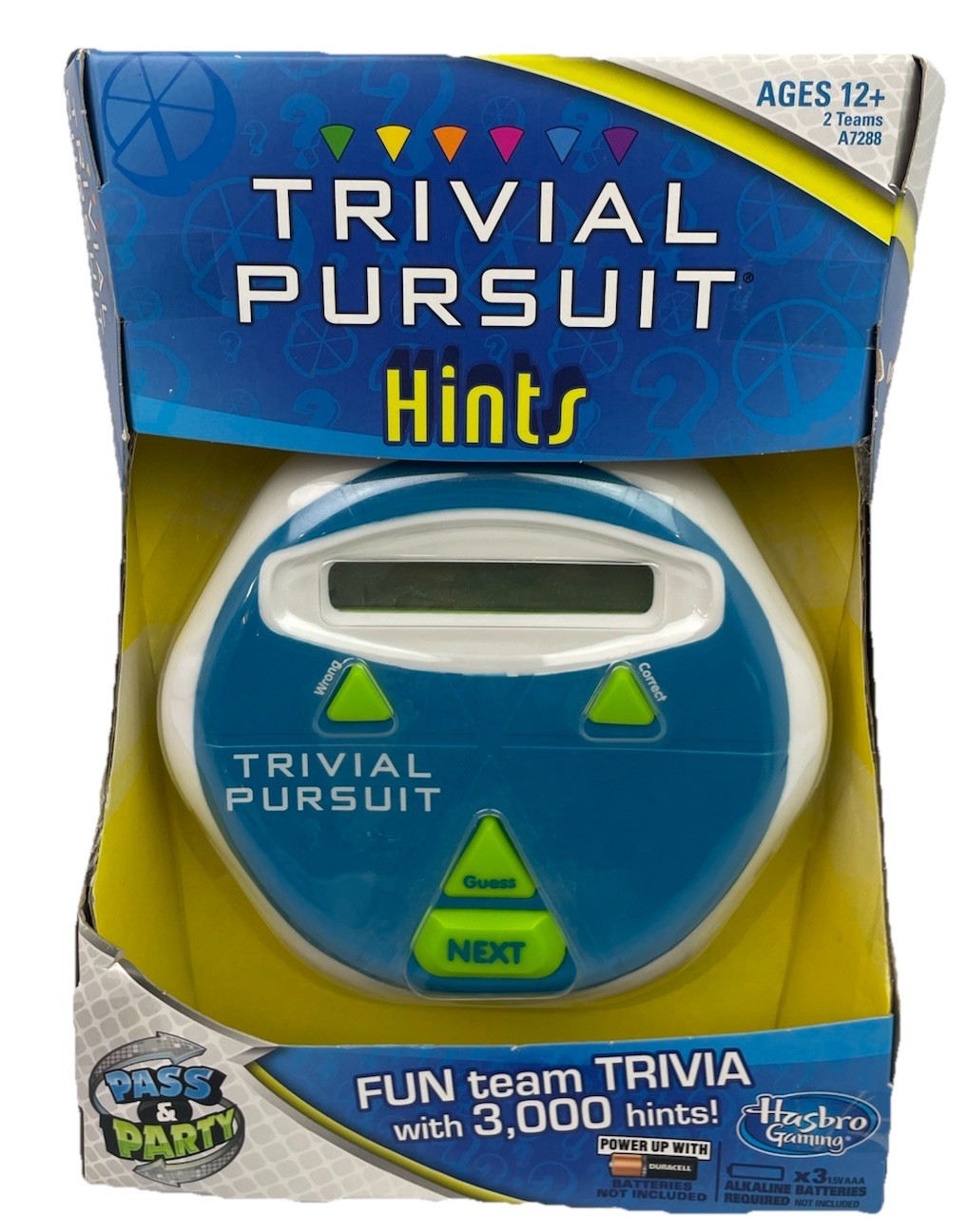 ⭐ NEW 2013 Trivial Pursuit Hints Electronic Pass & Party Trivia Game Hasbro ⭐