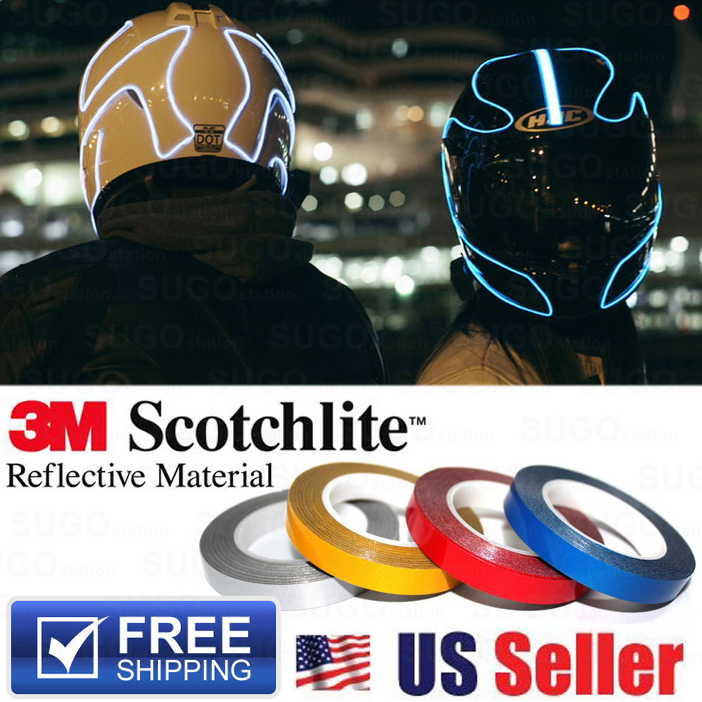 3M Scotchlite™ Ultra Glossy Reflective Safety Tape DIY Sticker Decal 150FT Roll