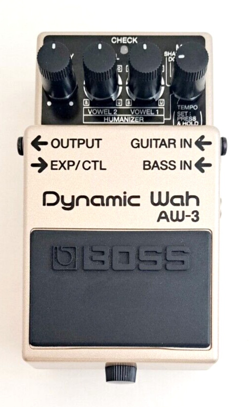 Boss AW-3 Dynamic Wah Guitar Bass Effects Pedal 2006 Used Tested Working PSA#616