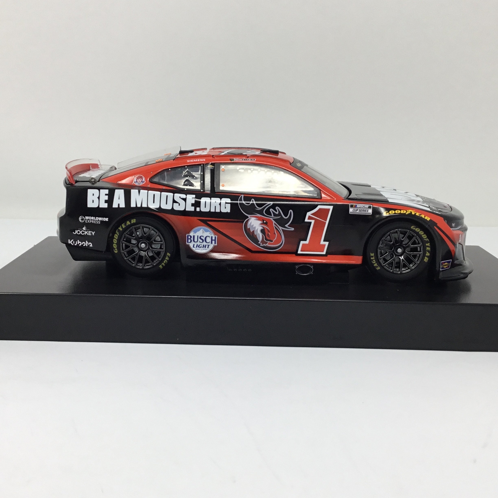 Ross Chastain 2024 Moose Fraternity Foil Number 1:24 Elite Diecast