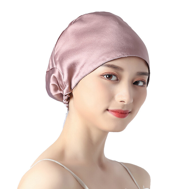 Mulberry Silk Night Cap Hair Wrap Sleeping Cap Bonnet for Hair Care Cosmetology