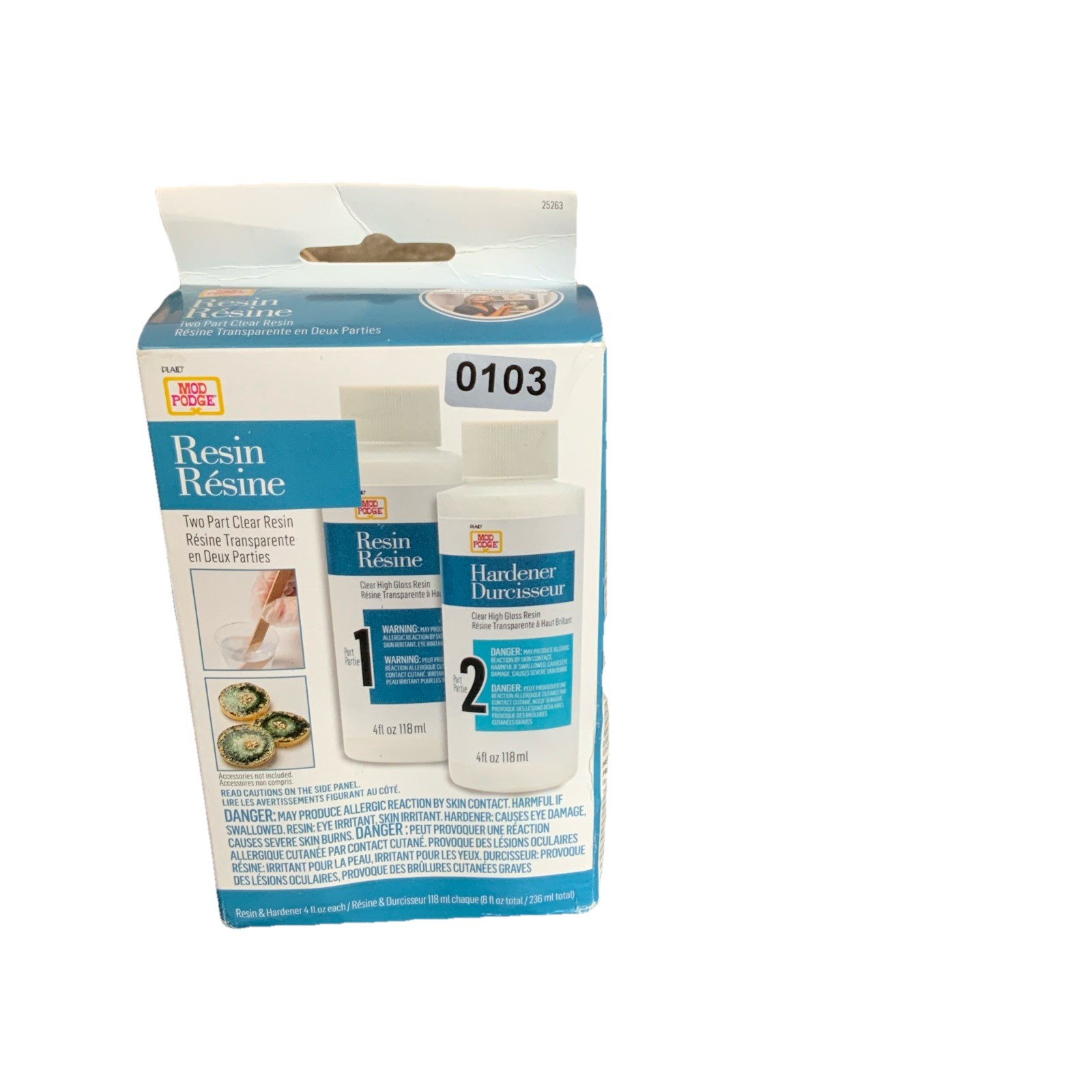 Clear High Gloss Mod Podge Resin & Hardener NEW