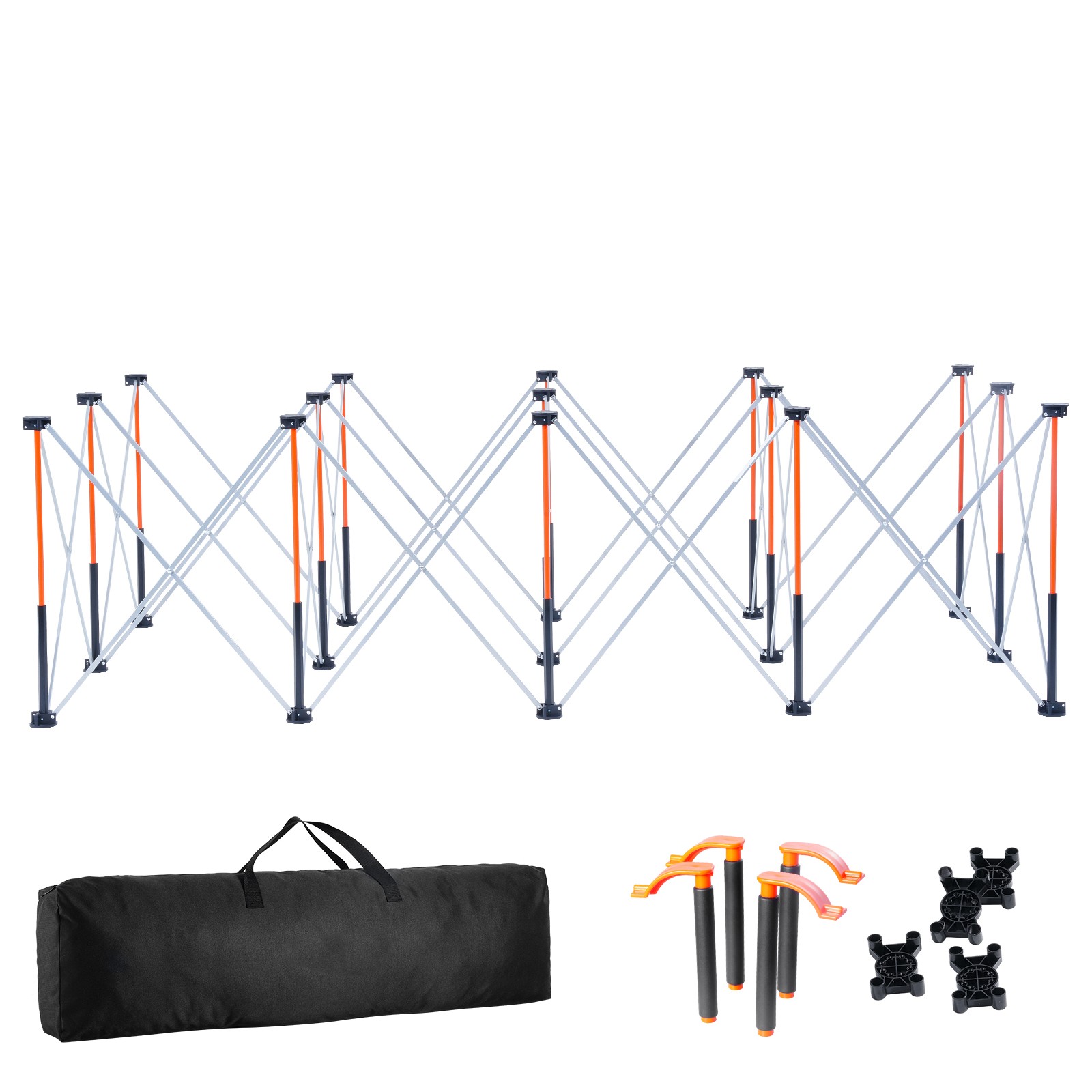 Uimoso Compact Foldable Workstand 8.02 x 4.12ft, 6000lbs Load Capacity
