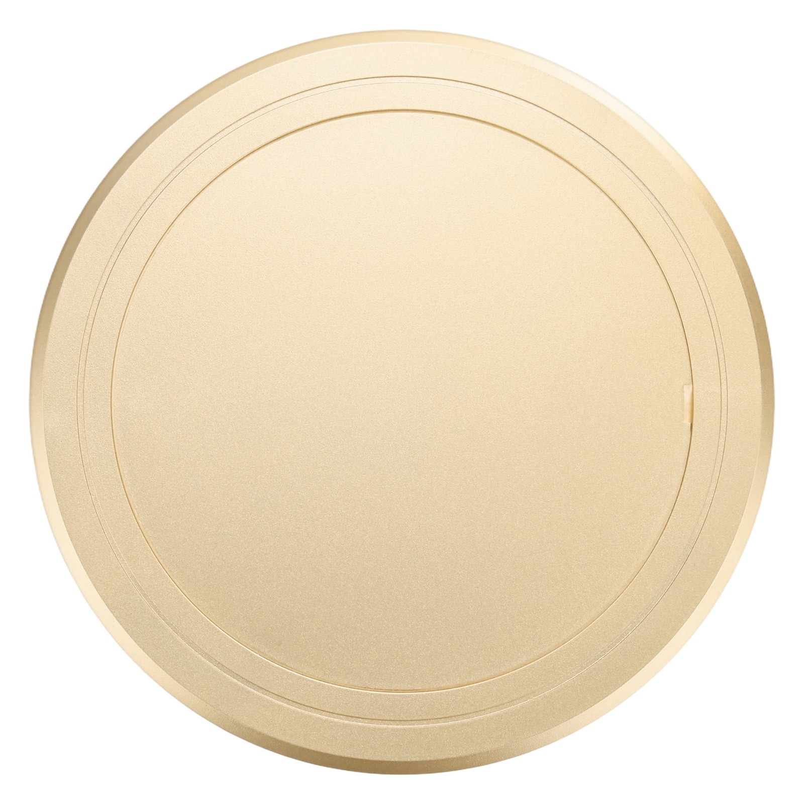 1-Pack Access Panel for Drywall, 6x6 Inch Round Plastic Removable [Gold Tone]