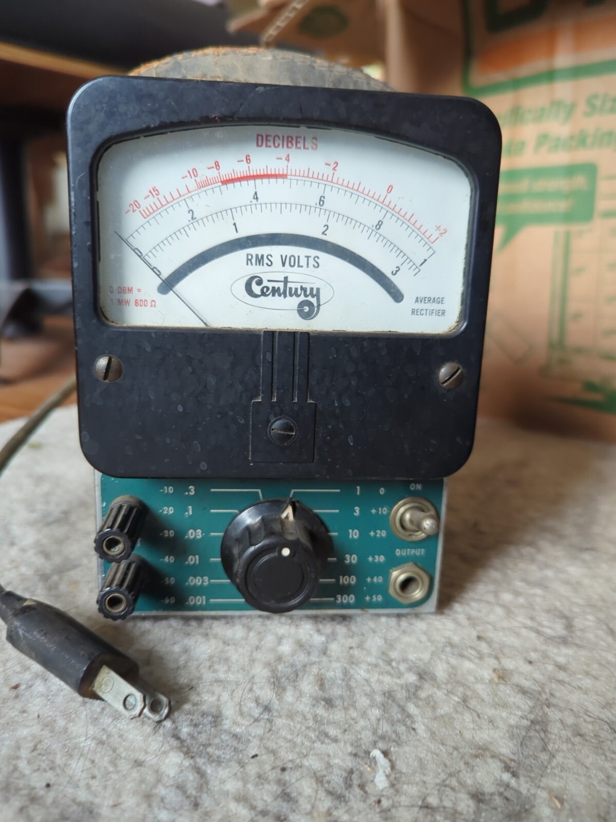 Century Model 400 TYP-750 AC Vacuum Tube Voltmeter (Untested)