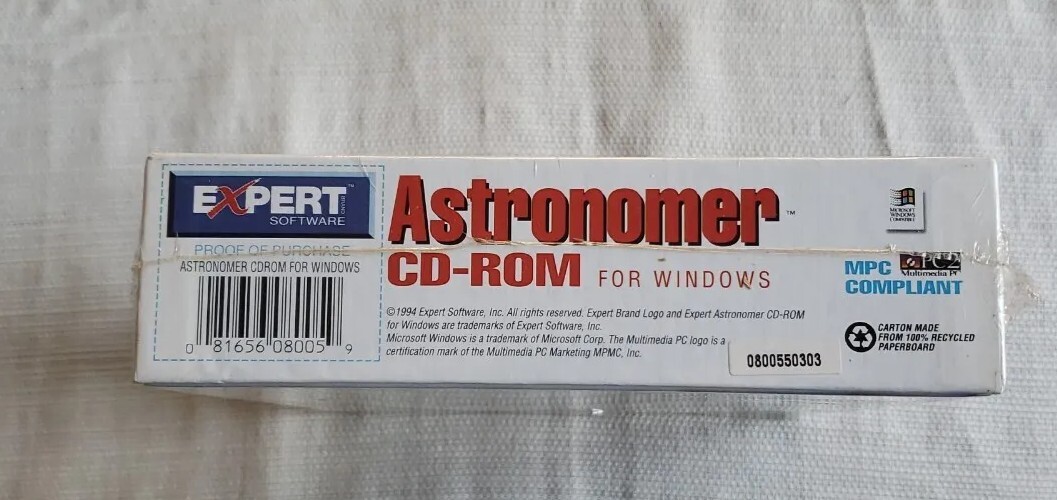 Astronomer CD-ROM For Windows Expert Brand Software Factory Sealed
