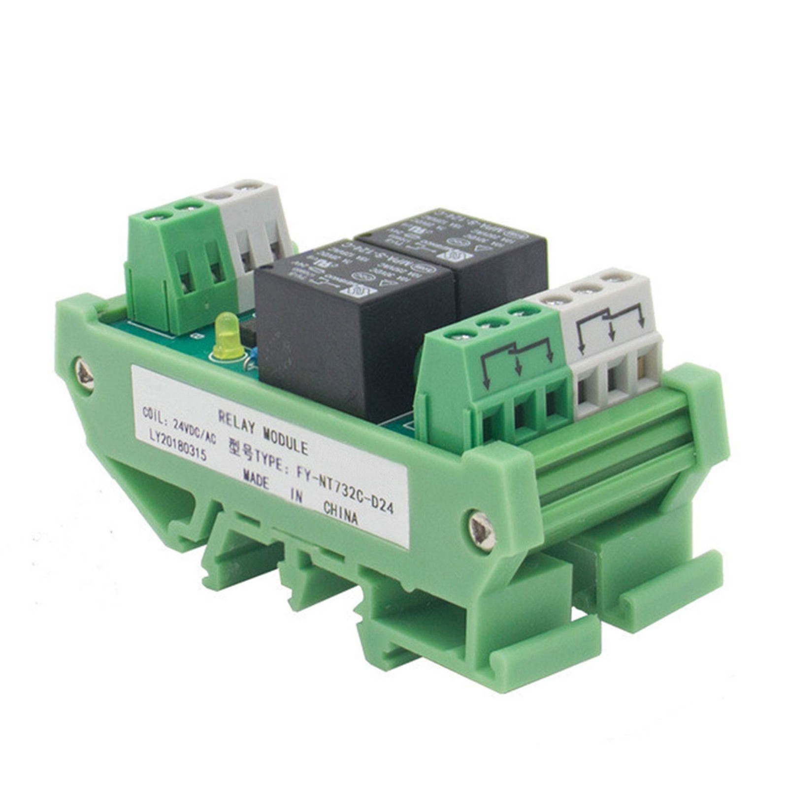 2 Channel Relay Module AC/DC 24V Relay Interface