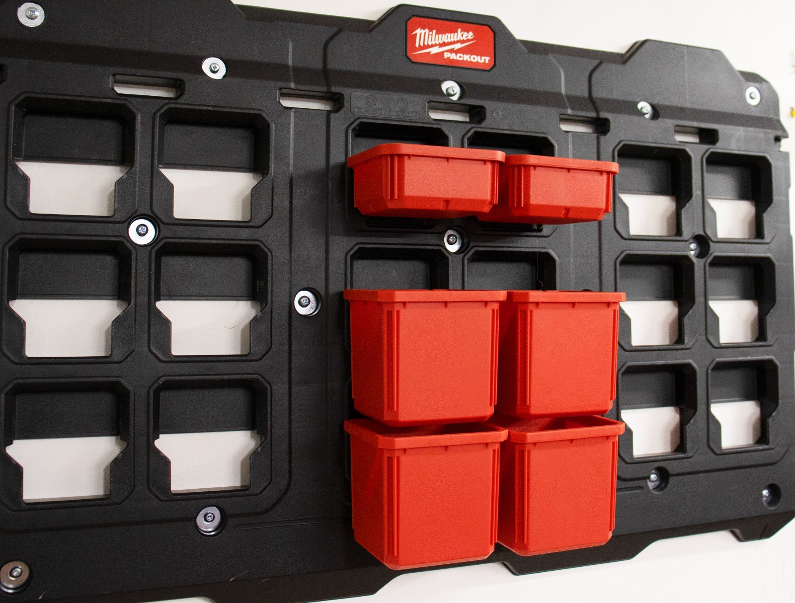 Packout Wall Bin Holder 4 Pack