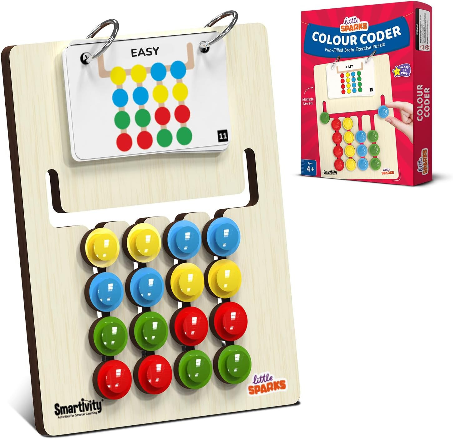 Montessori Slide Puzzle I Color & Pattern Matching Toys for Kids 4 to 8 Years I