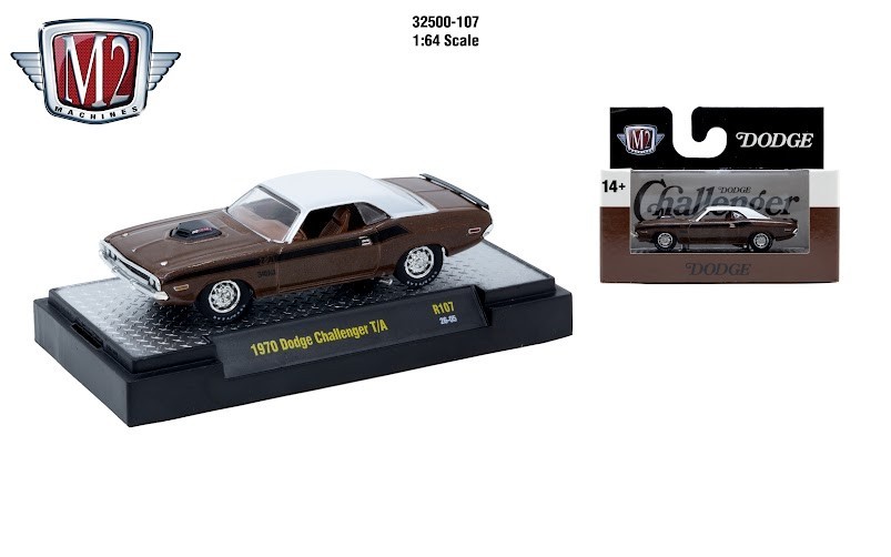 1970 Dodge Challenger T/A M2 Machines Auto-Thentics R107 Limited Edition 8,000
