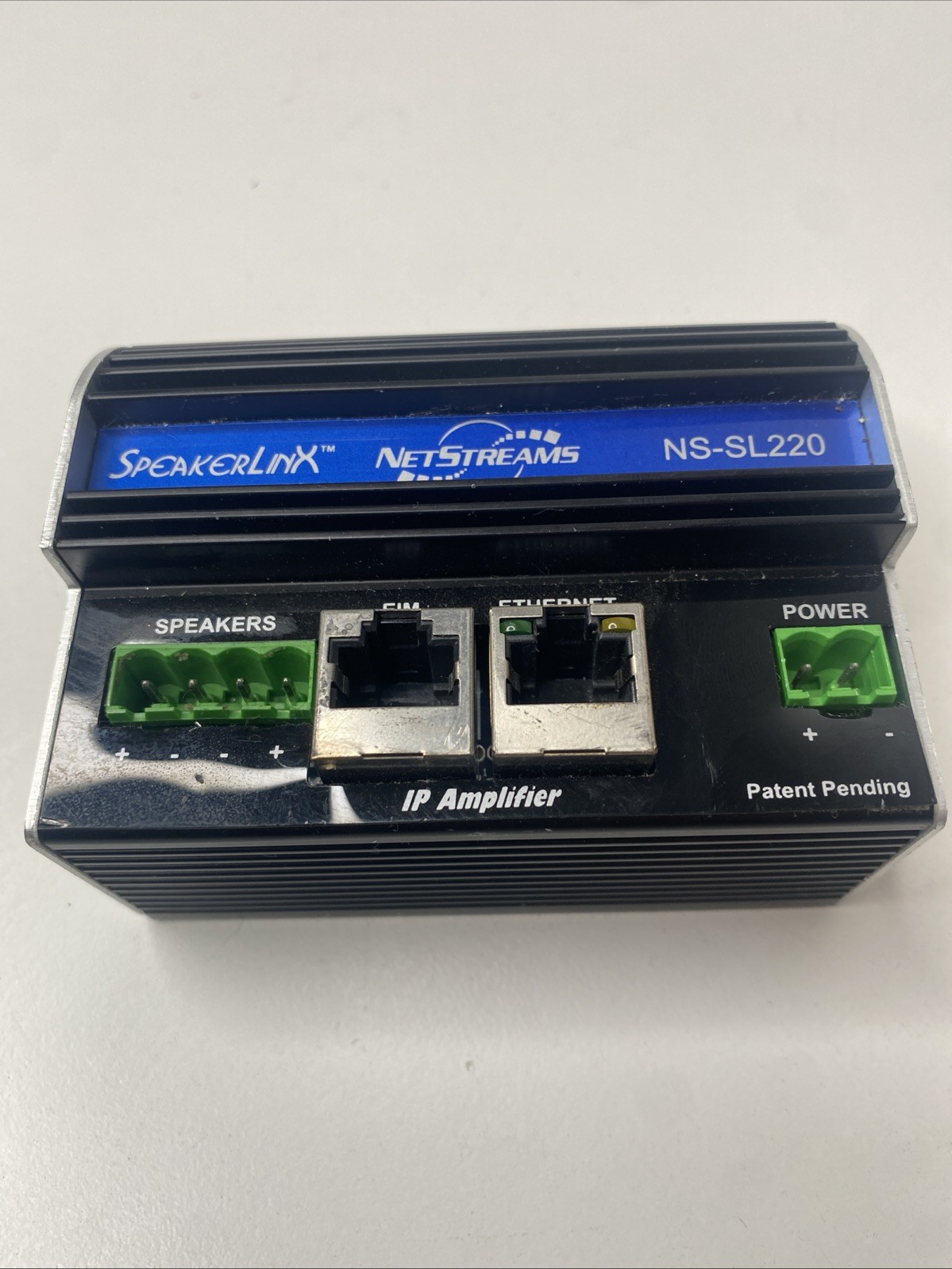 #2 NetStreams SpeakerLinX NS-SL220 Room Controller Amplifier EIM Ethernet Ports
