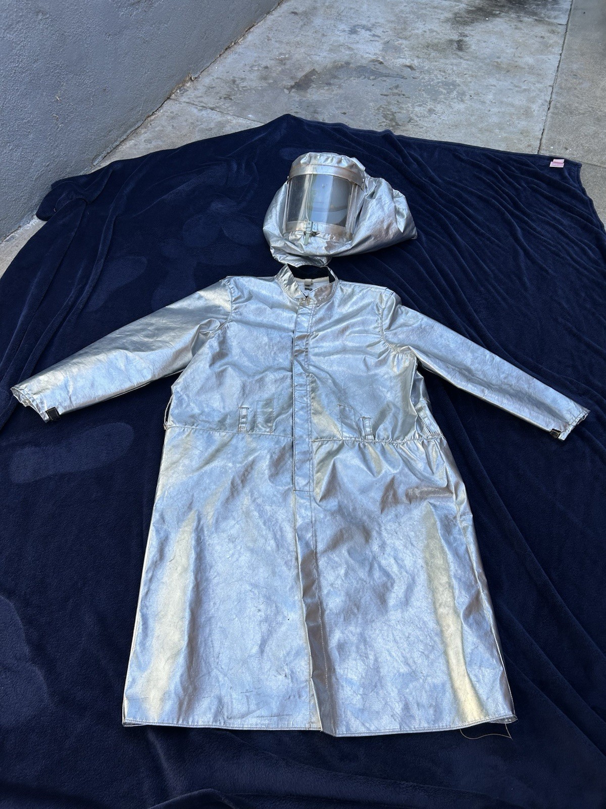 Steel Grip Bib and Hood  Aluminized Rayon Jacket Size XL 7706-50C
