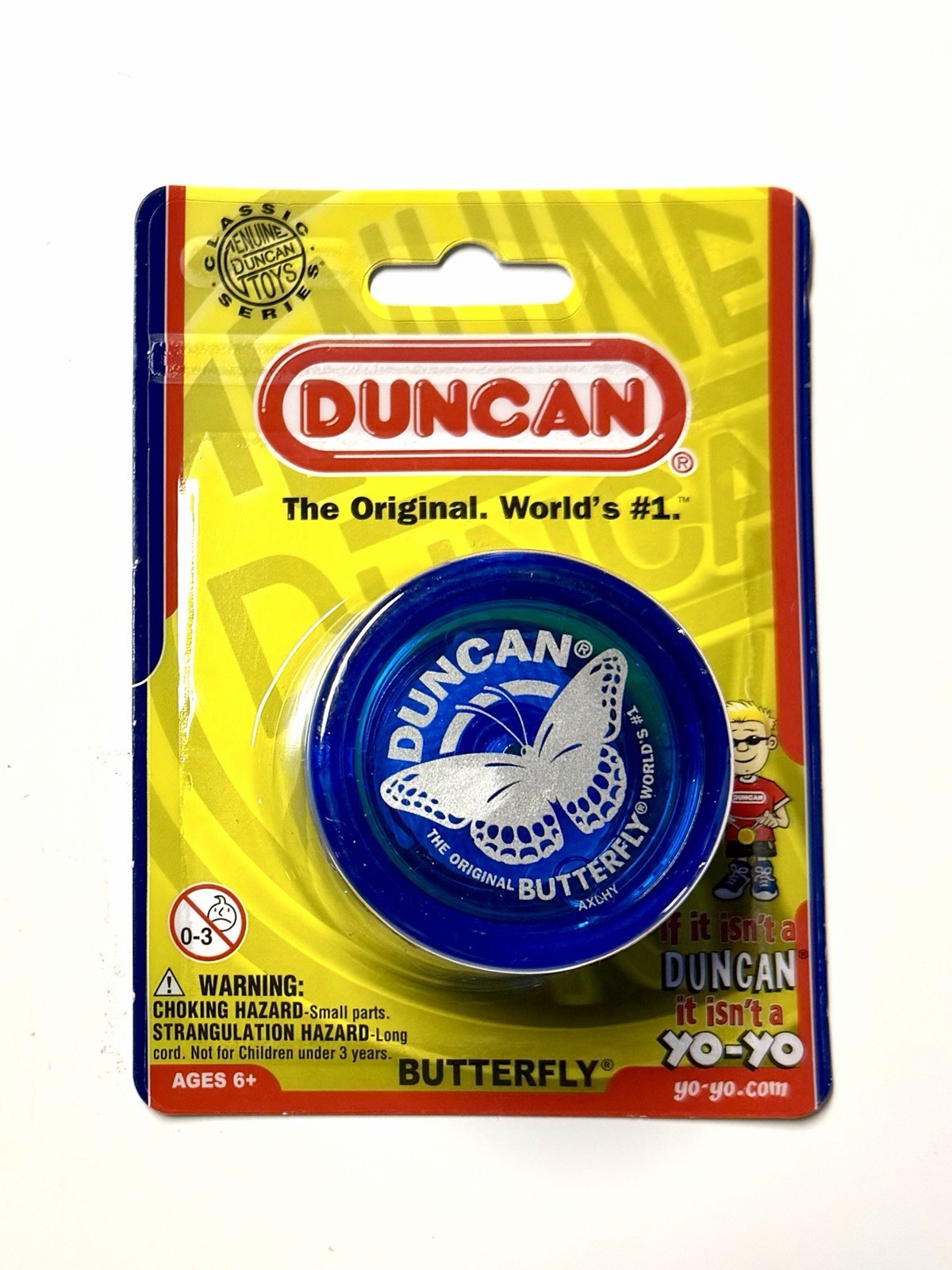 Duncan Butterfly Yo-Yo - BLUE (3124BU-DE) Beginner - 2023 NEW Sealed