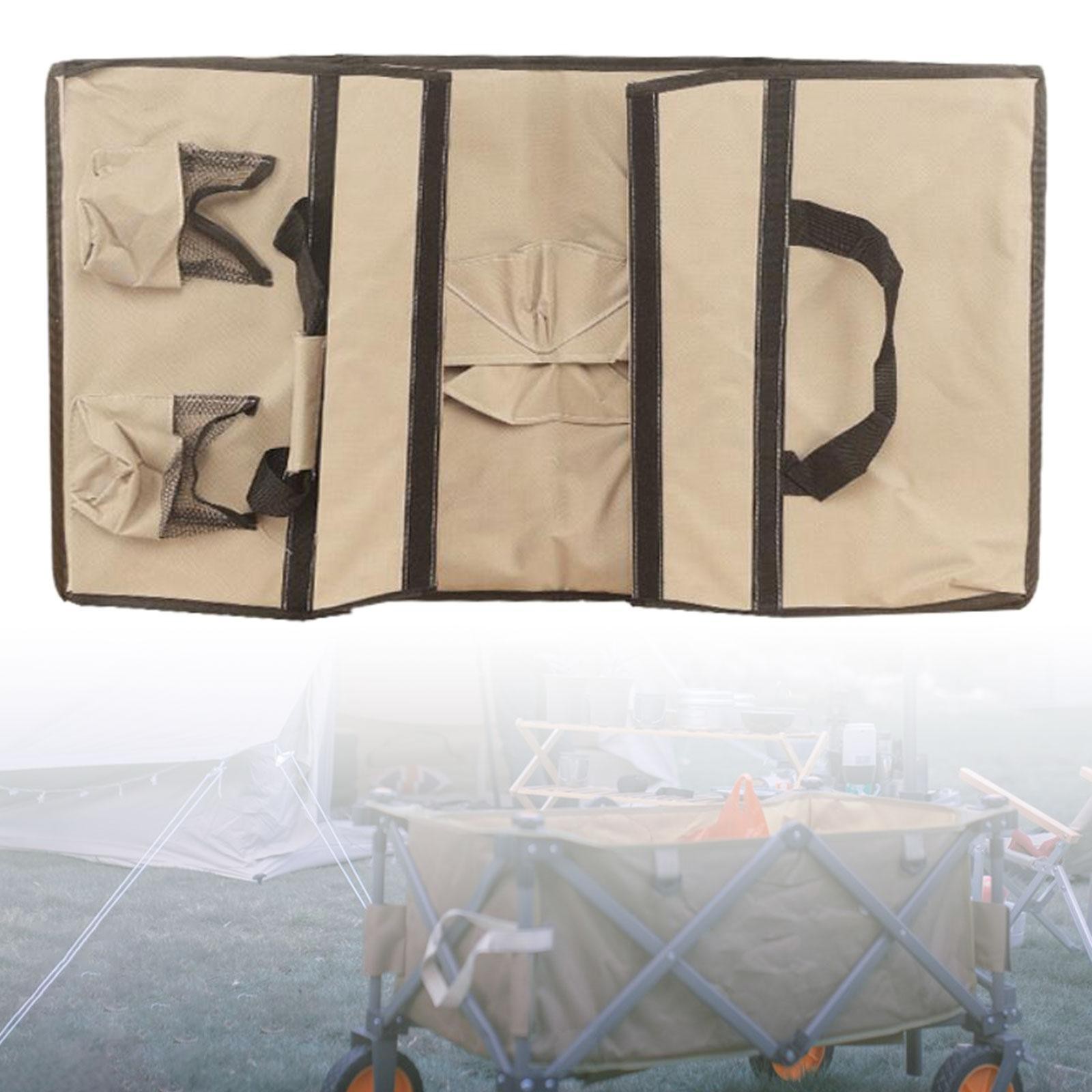 Camping Cart Liner Portable Garden Cart Cover for Camping Cart Travel A