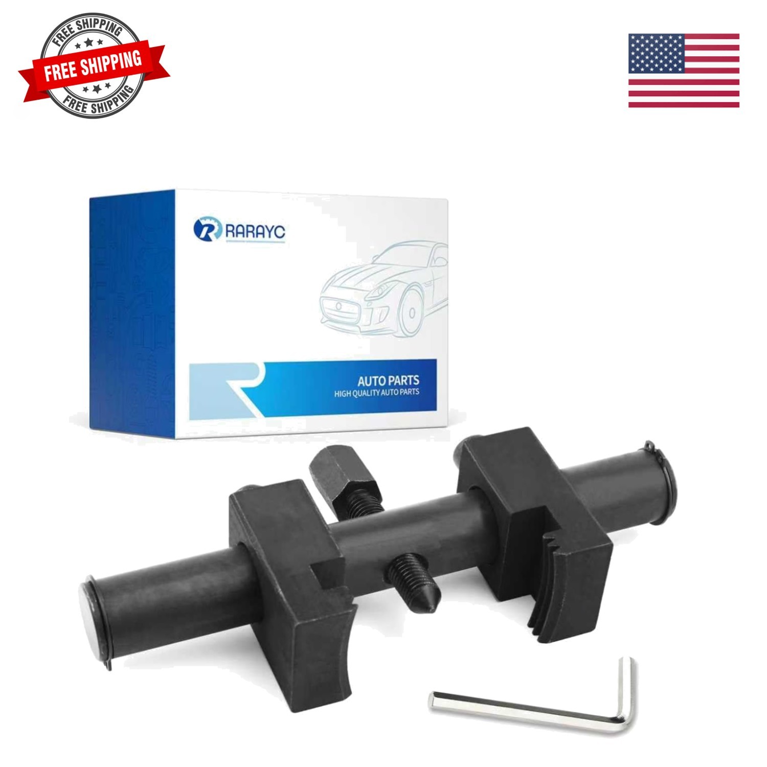 Adjustable Crankshaft Pulley Puller Tool – Heavy-Duty Drive Pulley Remover fo...