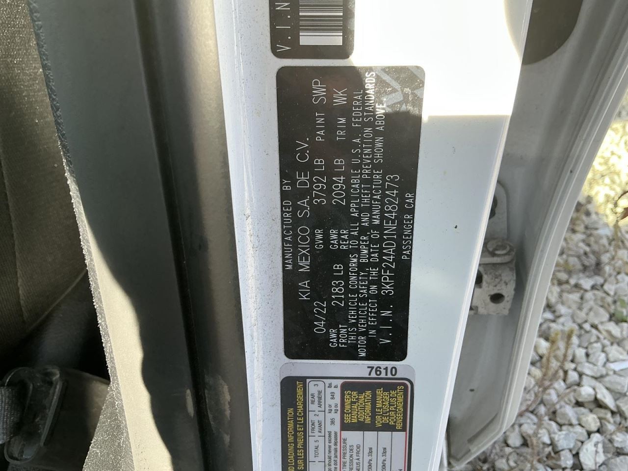 Temperature Control Sedan Manual Temperature Control Fits 22-24 FORTE 866460