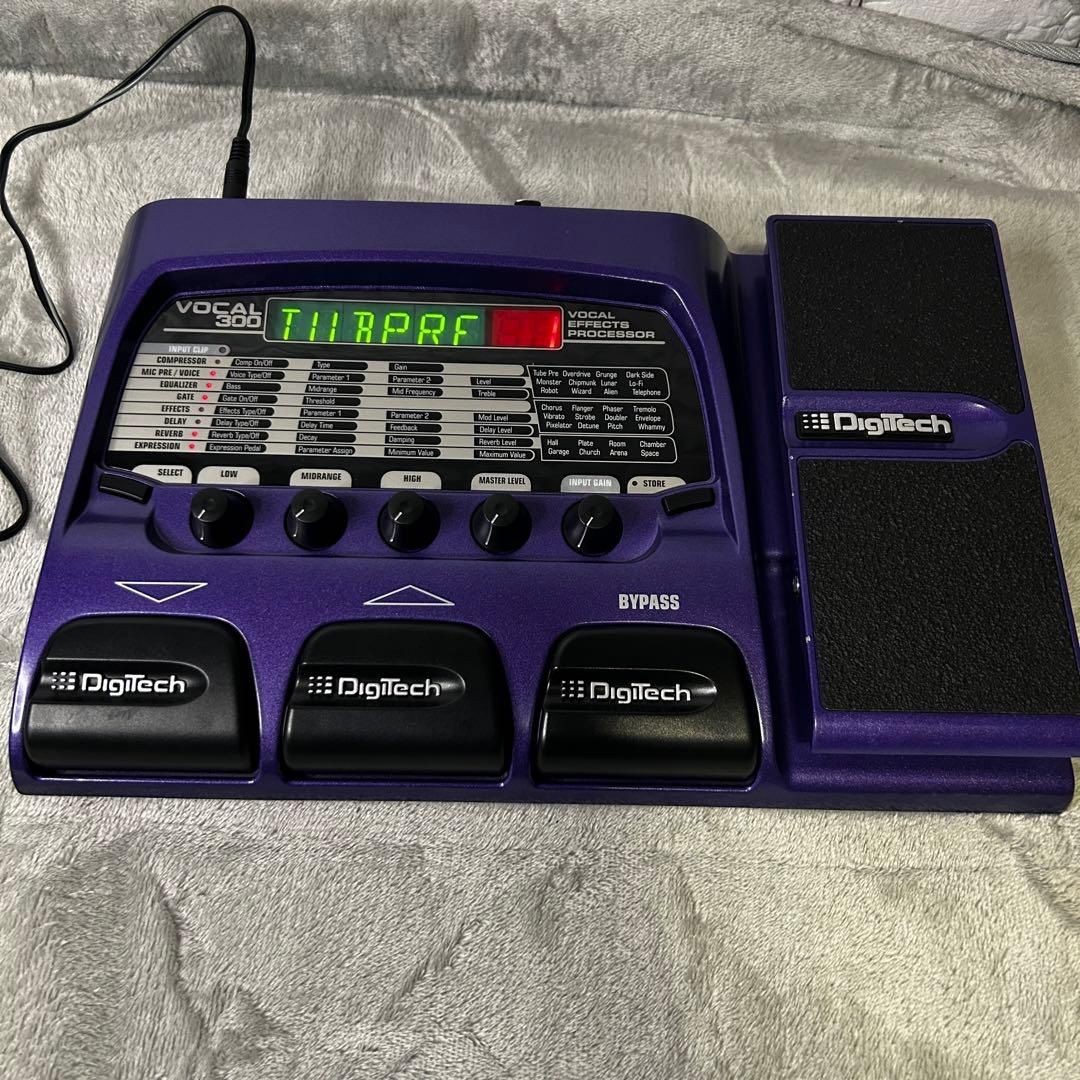 DigiTech Vocal 300 Vocal Effects Processor w/Power Supply AC 100V Tested